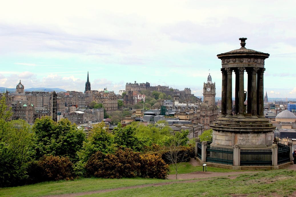 Calton Hill Edinburgh Schottland Aussichtspunkt