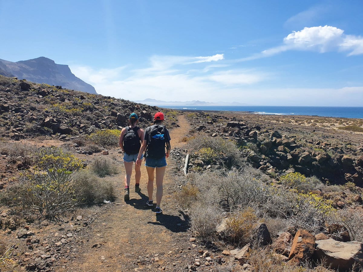 Wanderung im Urlaub auf Lanzarote
