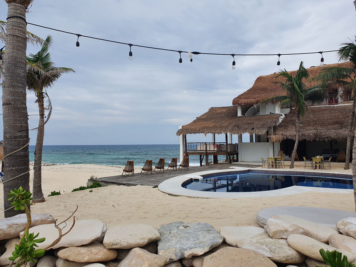 Hotel am Strand auf Cozumel