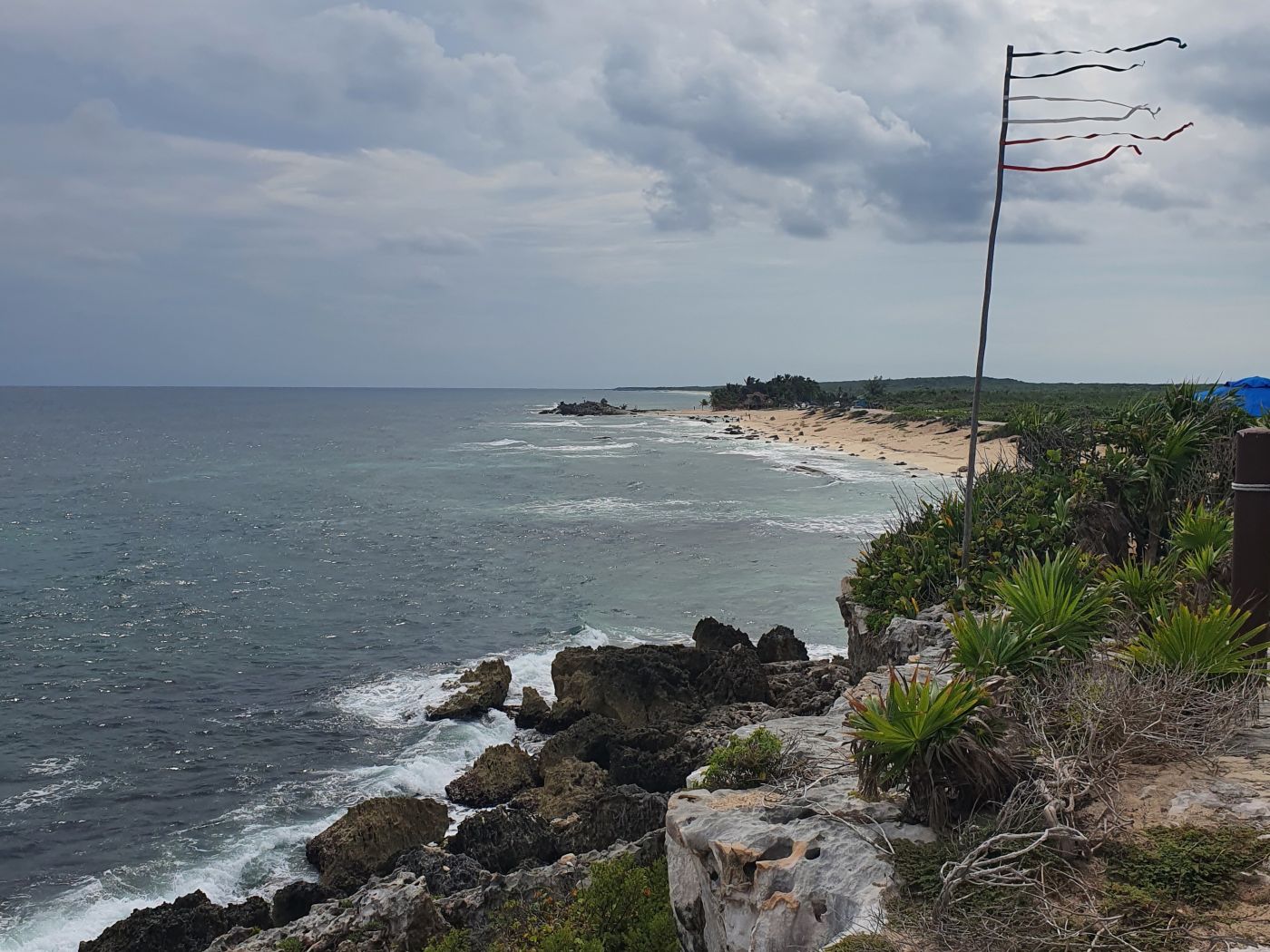 Blick über die Ostküste von Cozumel
