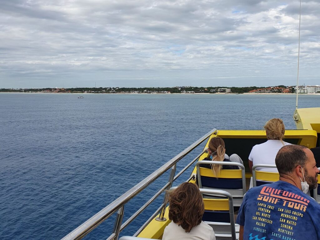 Auf der Fähre nach Cozumel