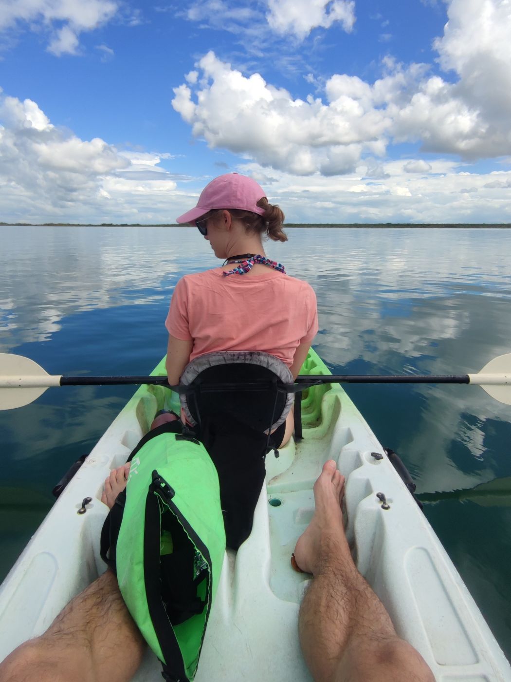 Kajakfahren in Bacalar auf der Lagune