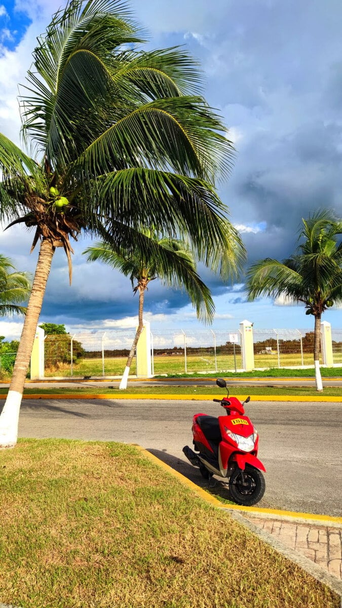 tipp für die Insel Cozumel: Sei Mobil mit Roller oder Auto
