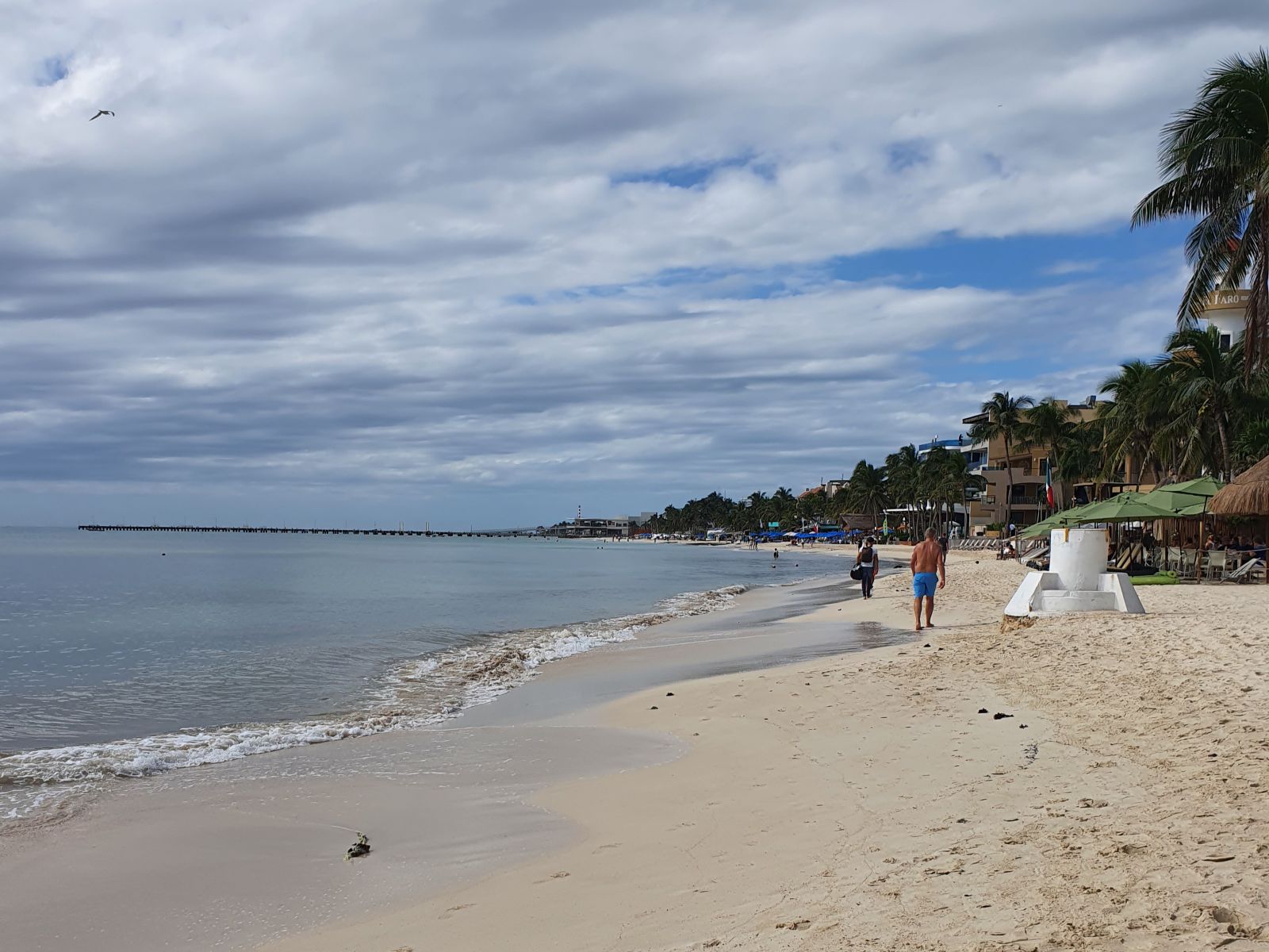 Der Strand in Playa del Carmen