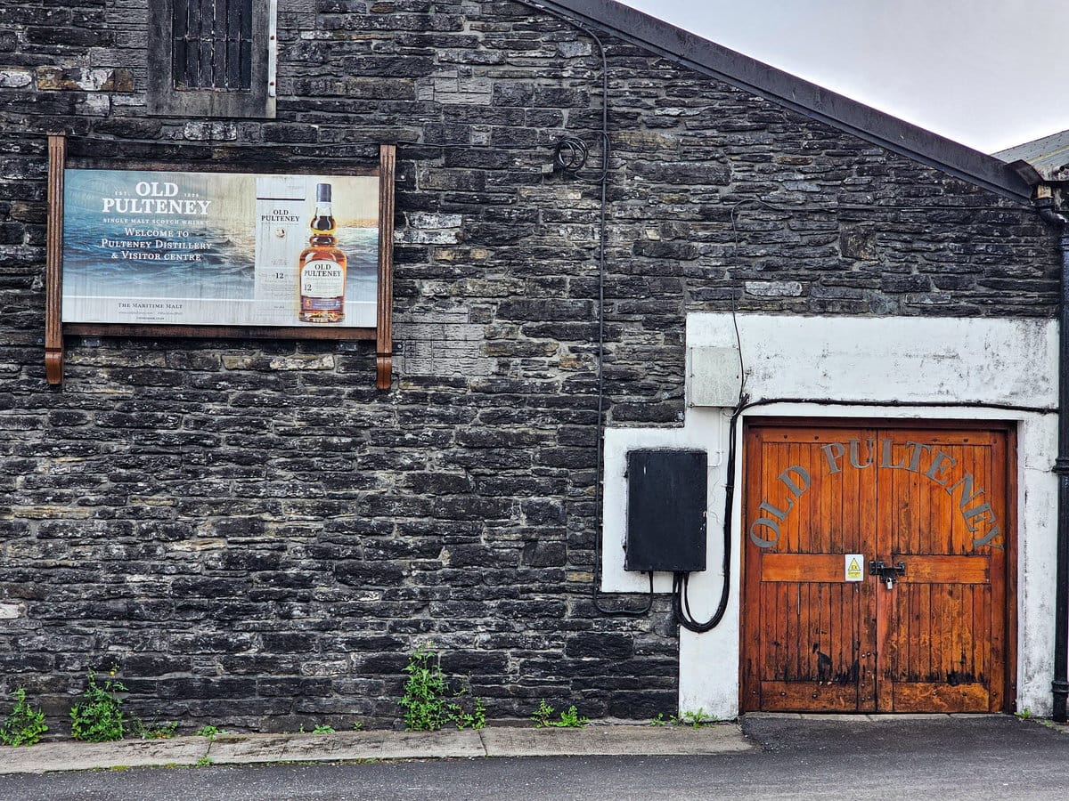 Old Pulteney Distillery in Wick, Schottland
