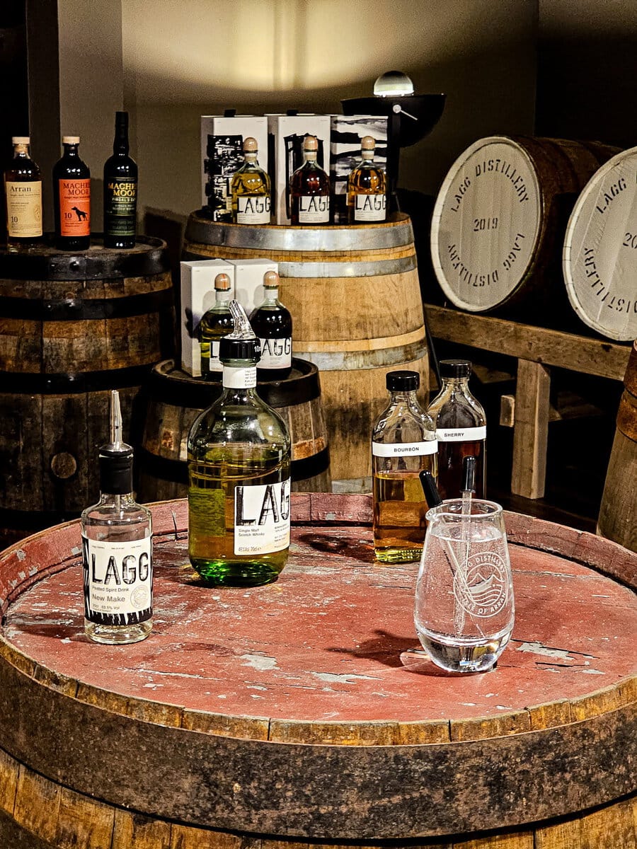 Tasting in der Lagg Whisky Destillerie