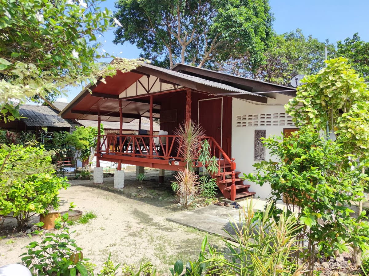 Bungalow am Strand in Bang Por auf Koh Samui