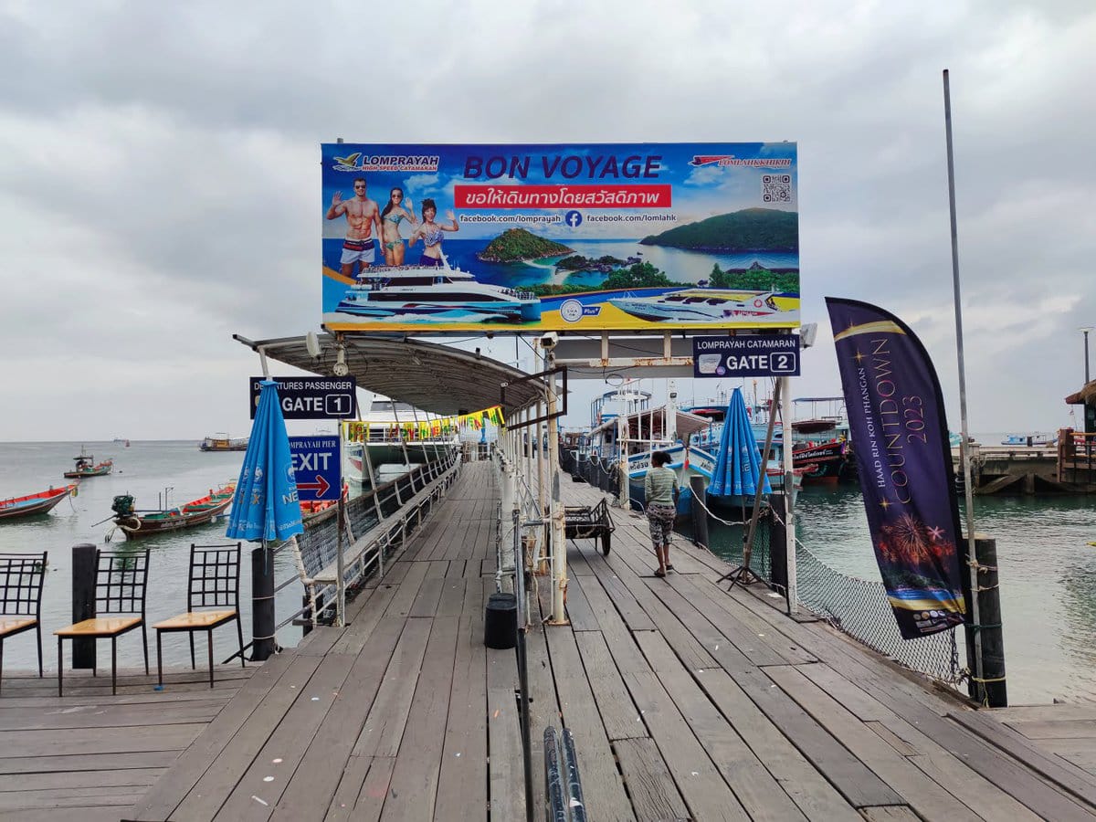 Lomprayah Pier auf Koh Tao
