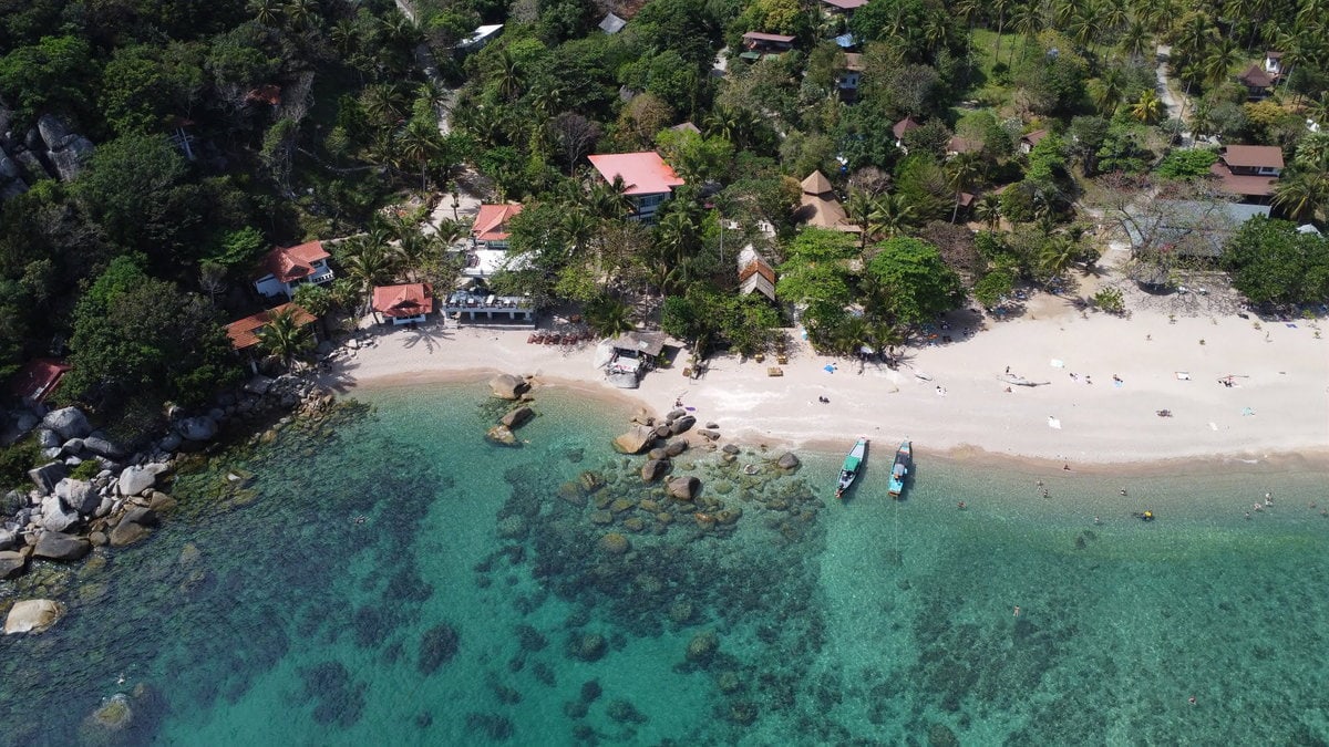 Tanote Bay Koh Tao von oben