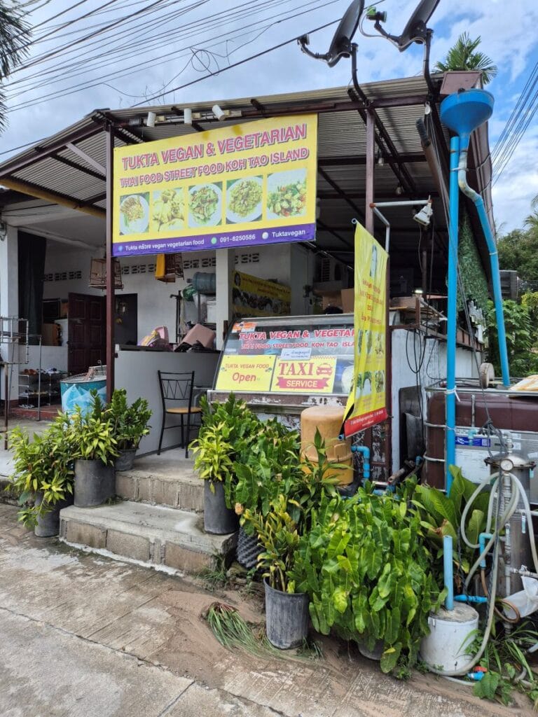 Tuktas veganes Restaurant auf Koh Tao