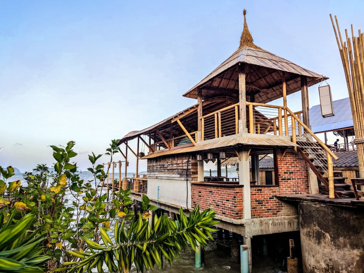 Koh Lanta Old Town Pfahlbauten auf dem Wasser