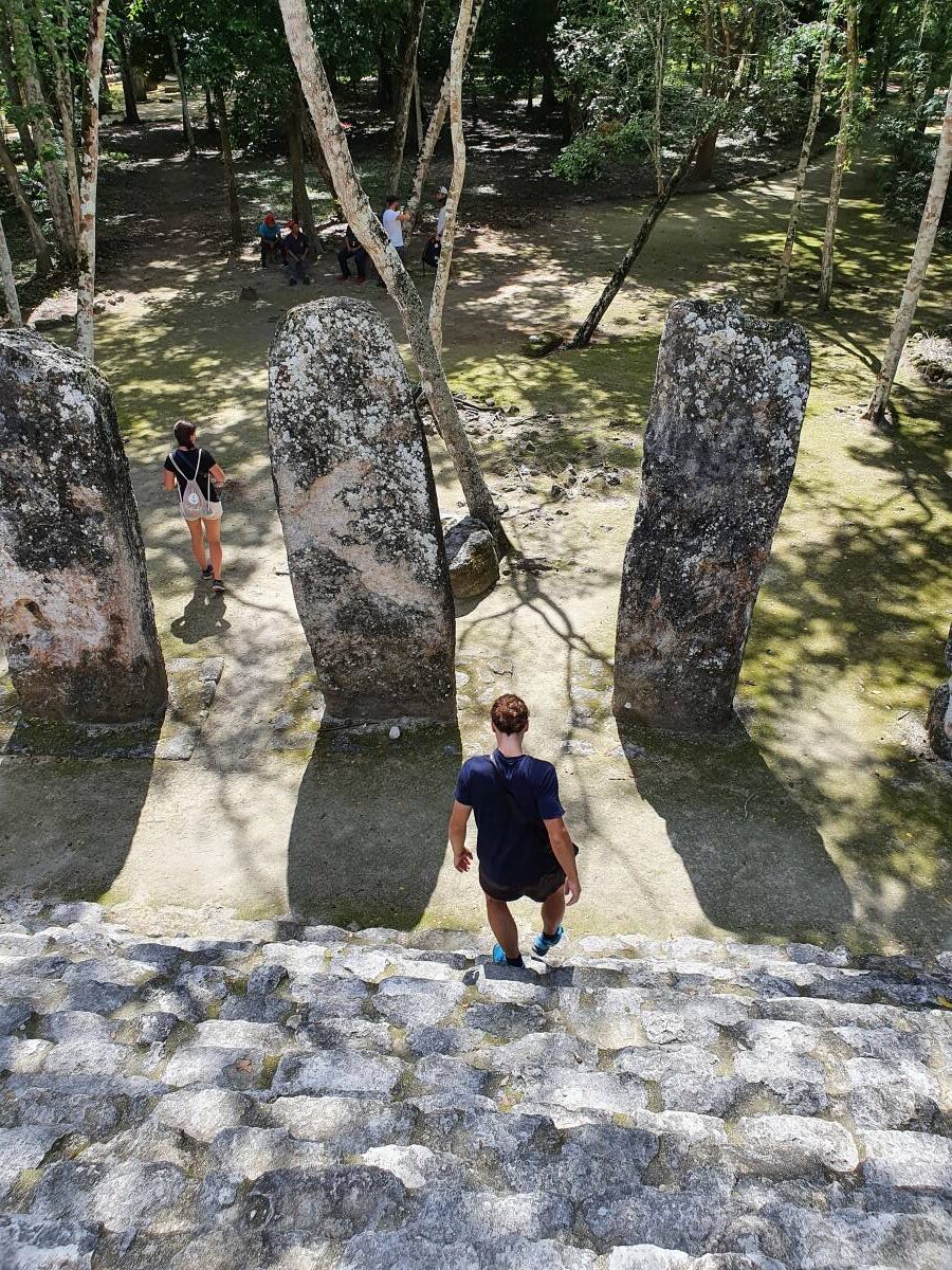 Chris von Reisekröten, in Calakmul, Mexiko