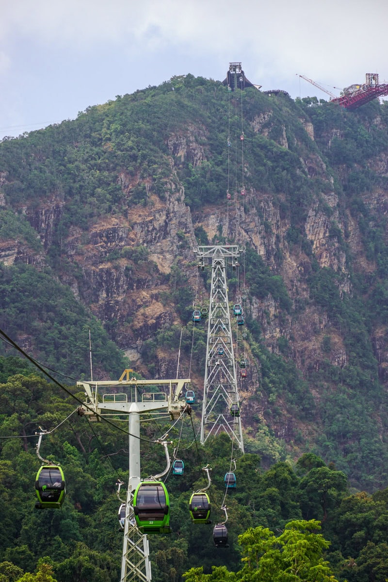 Sky Cab Gondelfahrt auf Langkawi