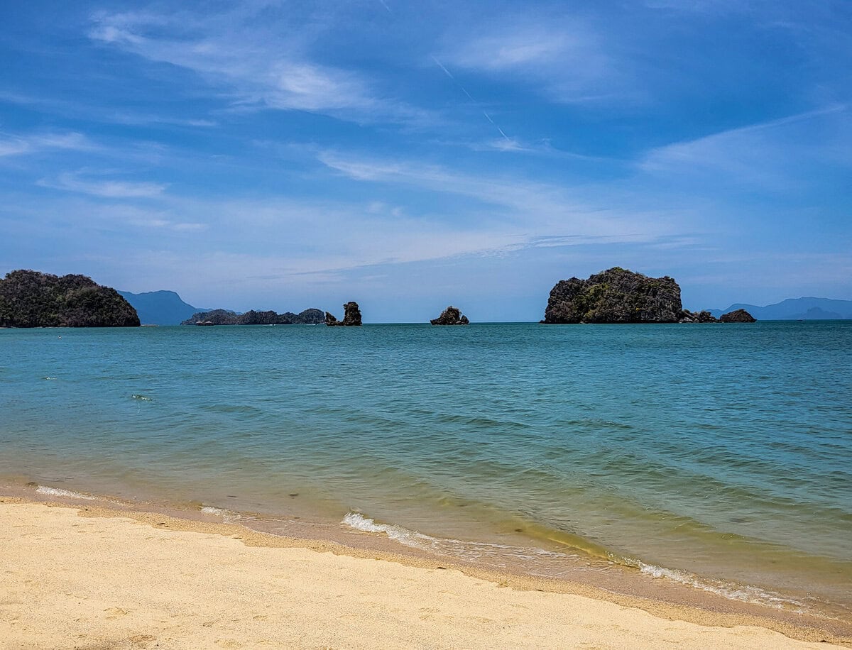 Tanjung Rhu Strand auf Langkawi Bootstouren