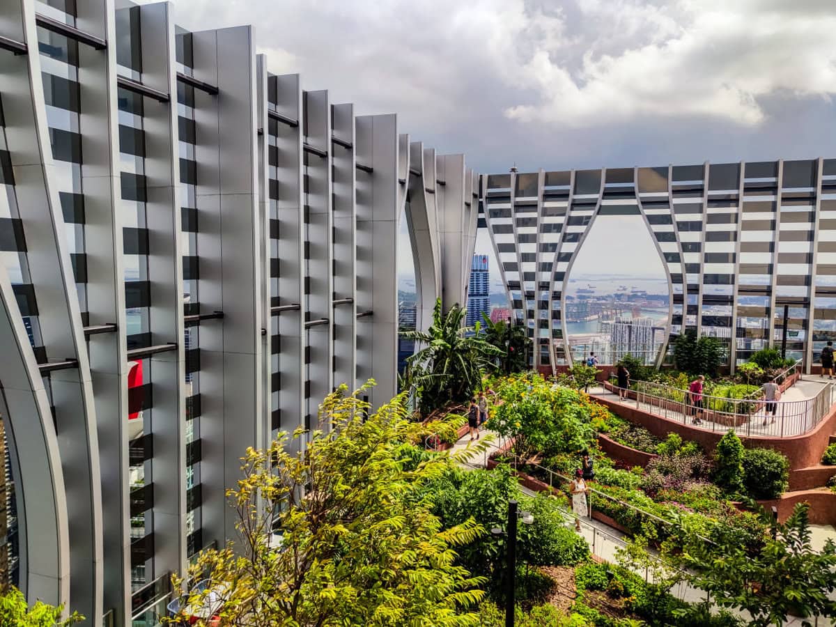 Dachterrasse Capita Spring Singapur