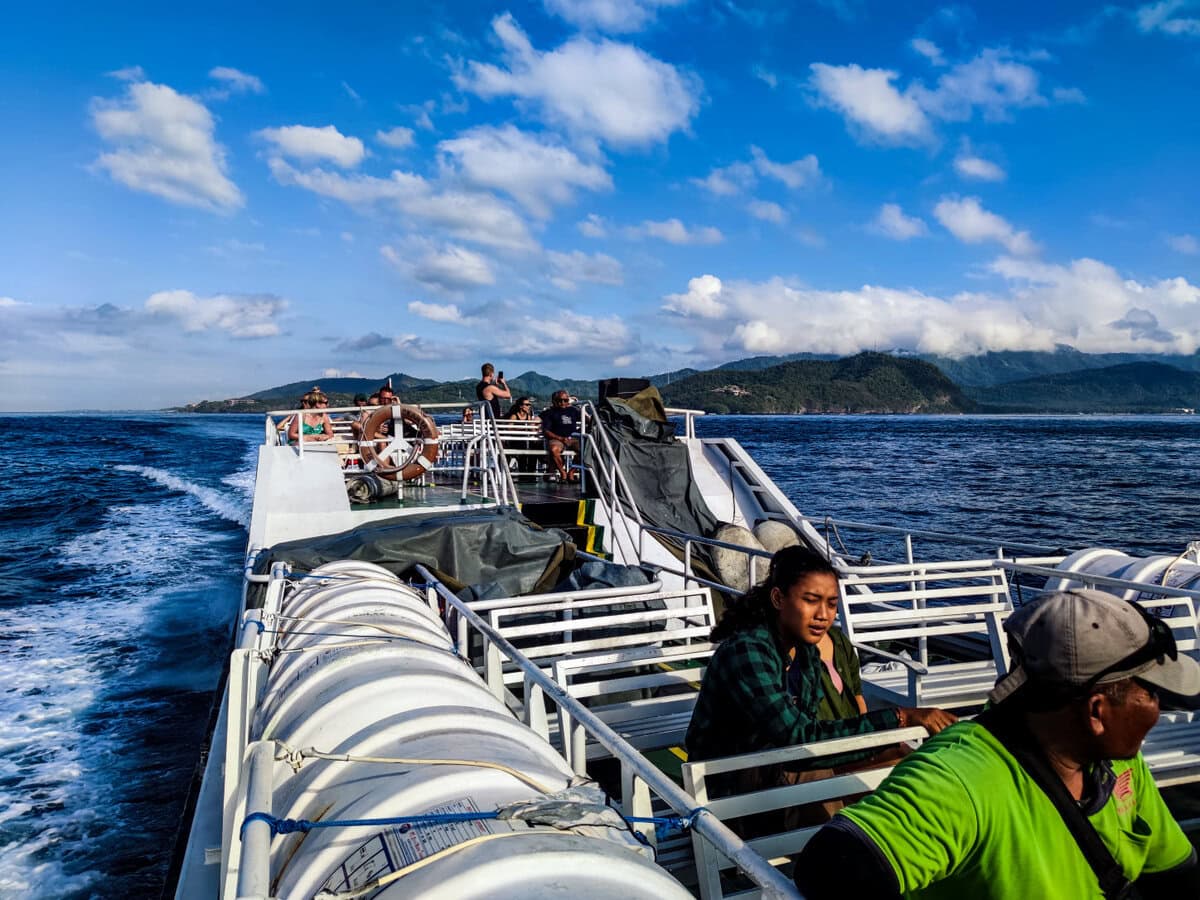 Schnellboot von Bali nach Gili T