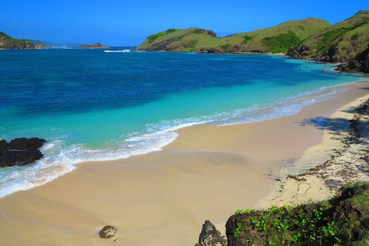 Tanjung Aan Beach auf Lombok