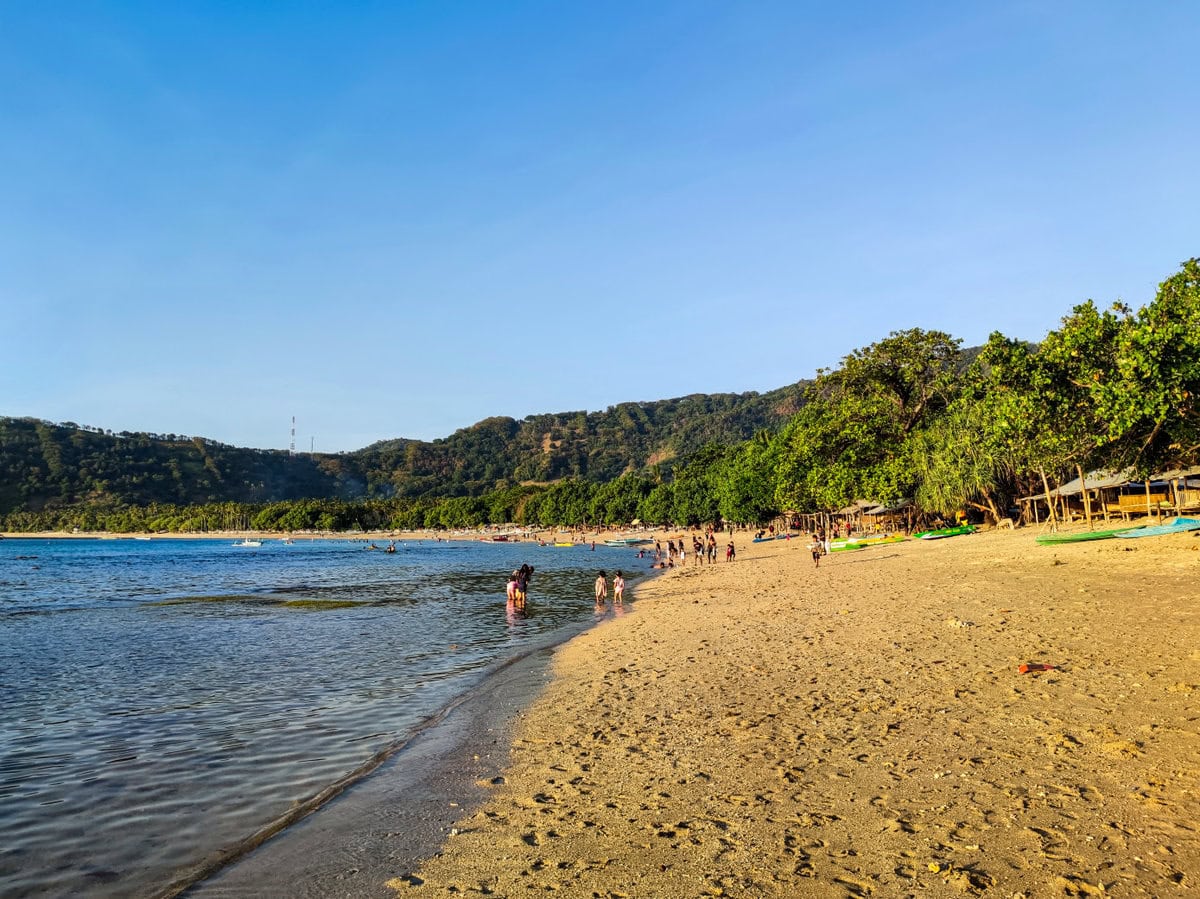 Sandstrand am Nipah Beach auf Lombok