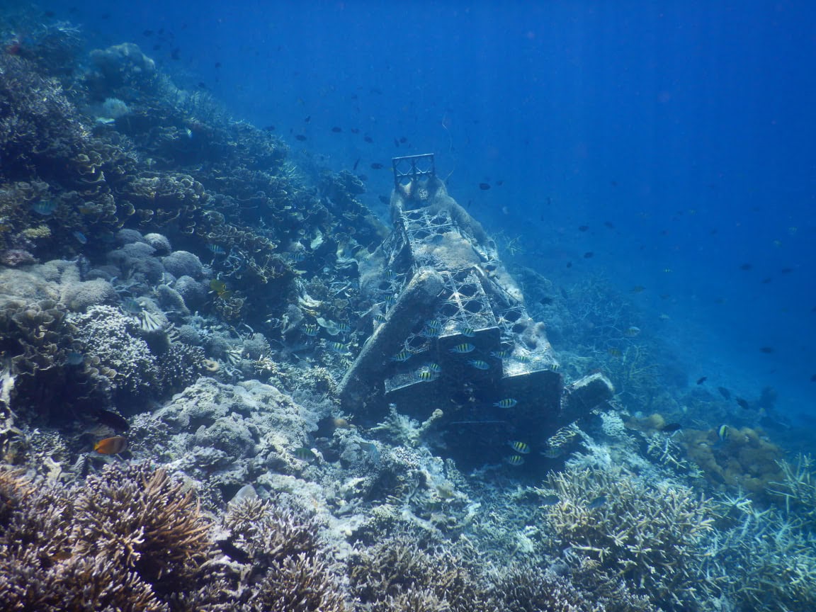 Unter Wasser auf Gili Kondo an der Ostküste von Lombok
