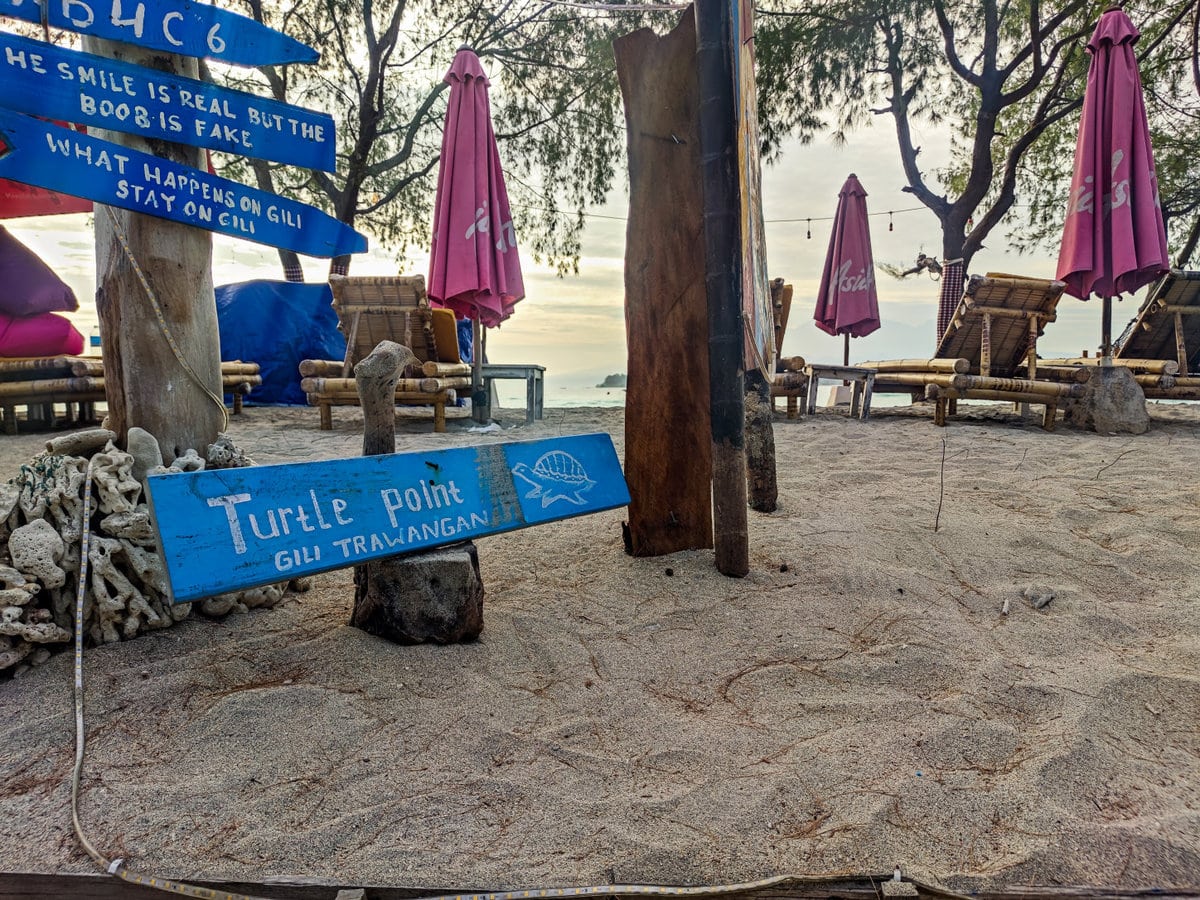 Geheimtipp zum Schnorcheln vom Strand aus auf Gili T