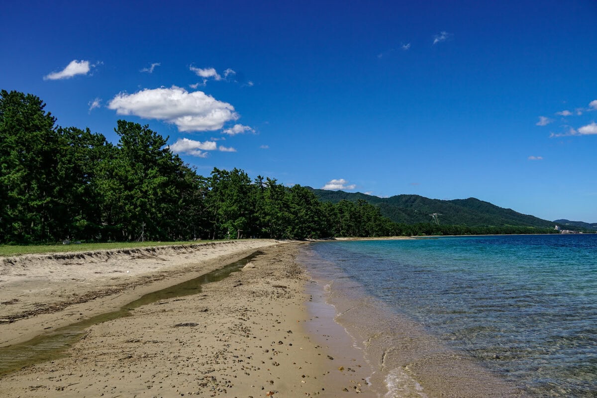 Baden und Schnorcheln in Amanohashidate
