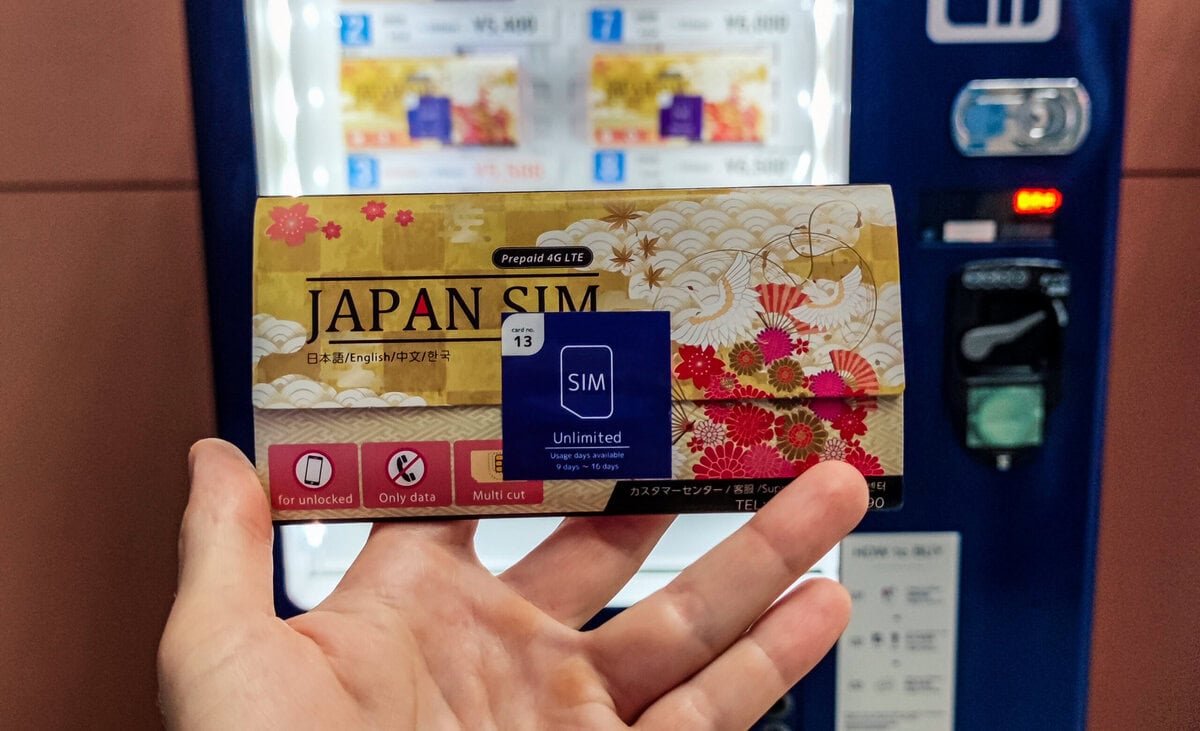 Sim Karte für Japan kaufen und vorbestellen
