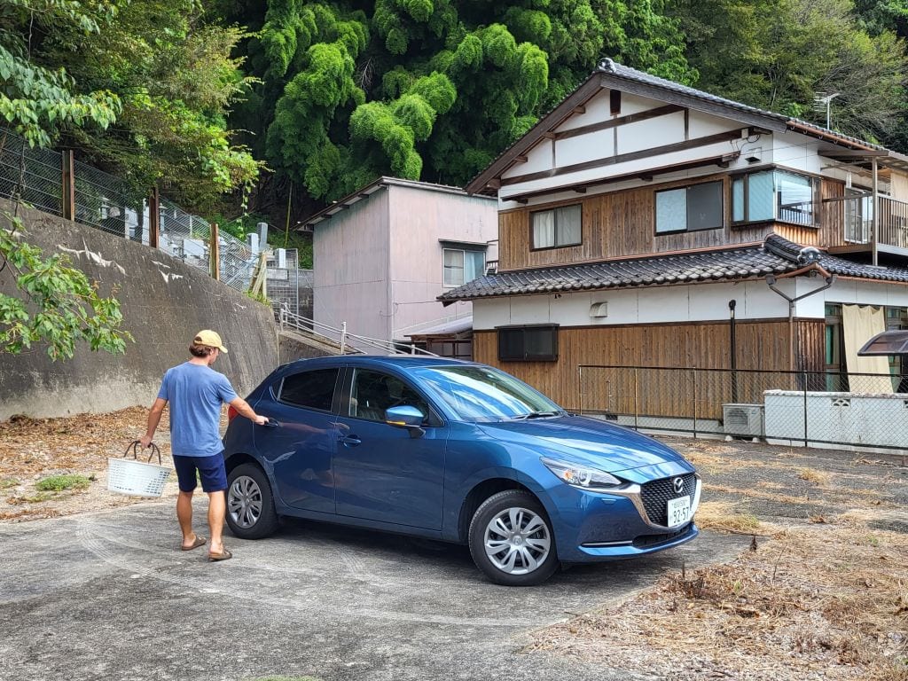 Unser Mietwagen in Japan