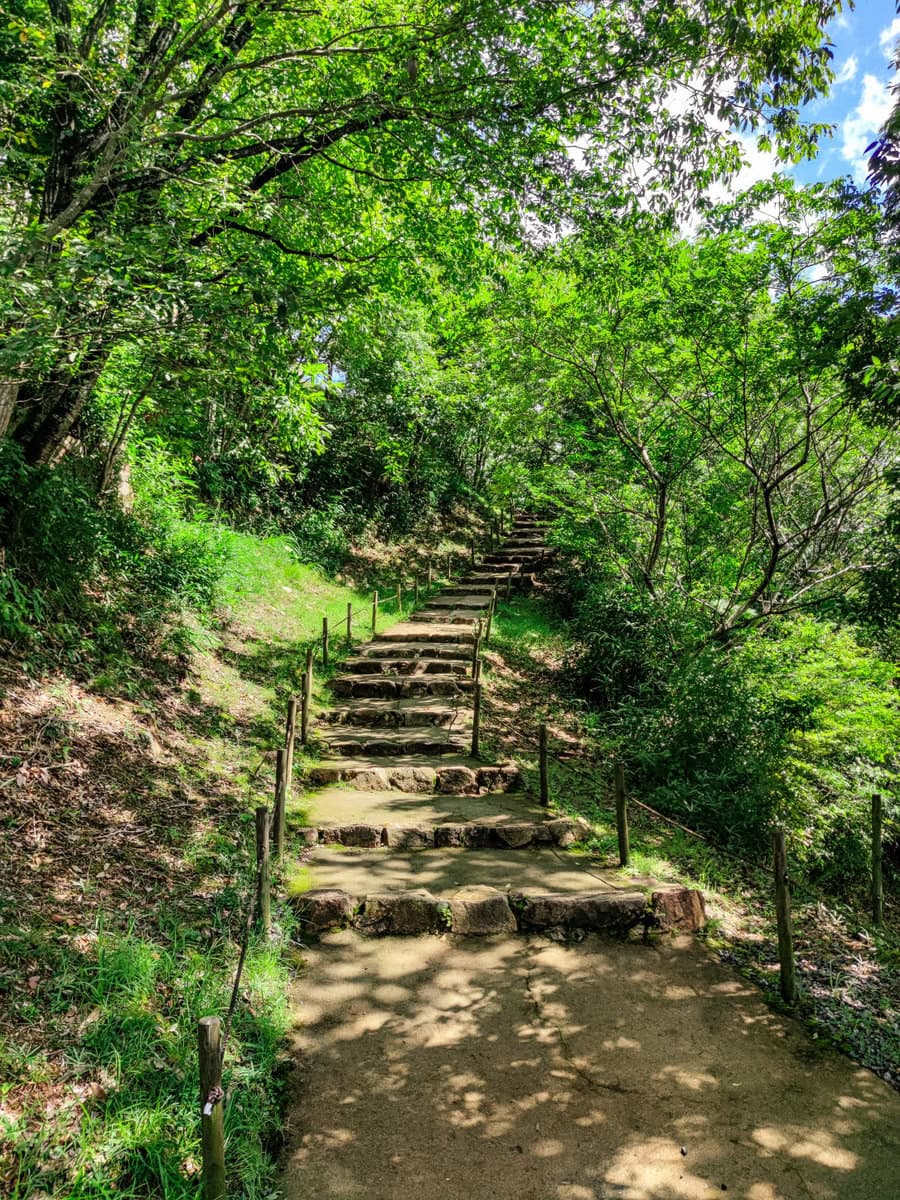 Aufstieg zum Takeda Castle