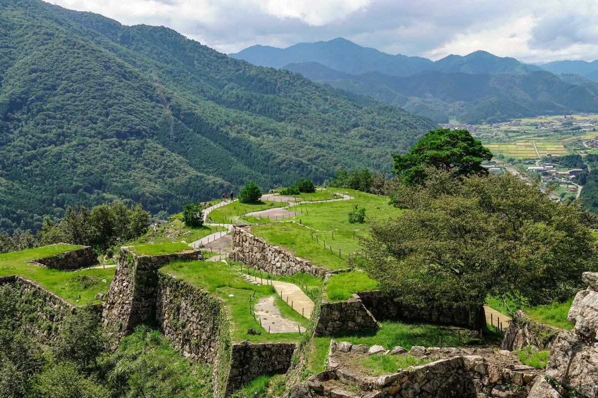 Berühmtester Ausblick vom Takeda Castle