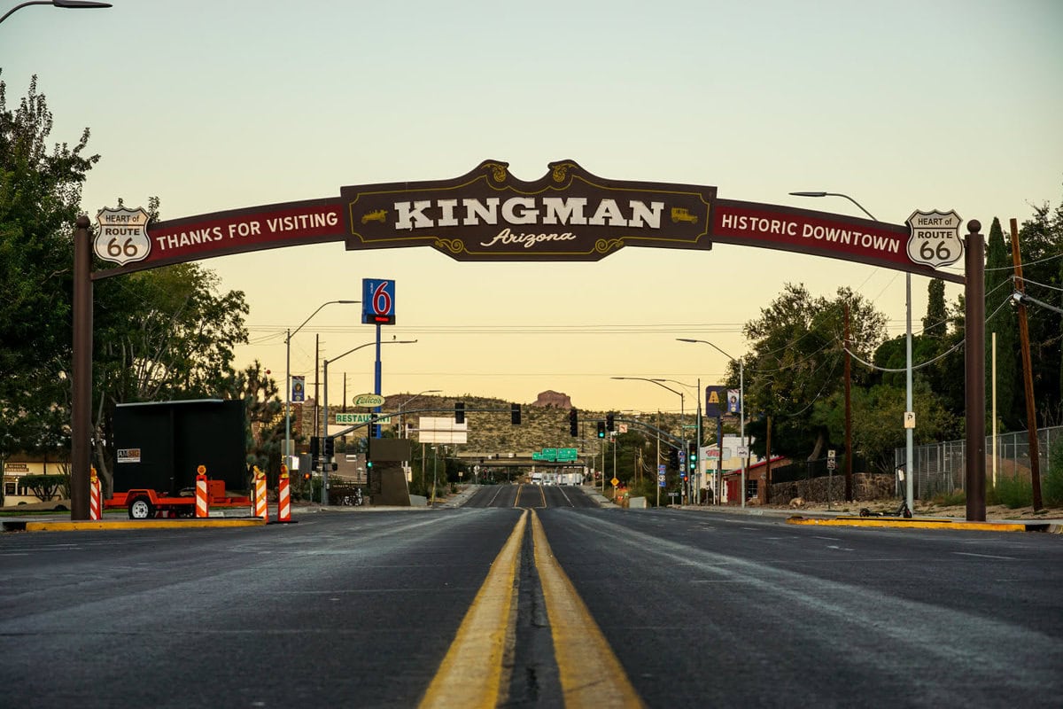 Kingman in Arizona als Stopp zwischen Los Angeles und Grand Canyon