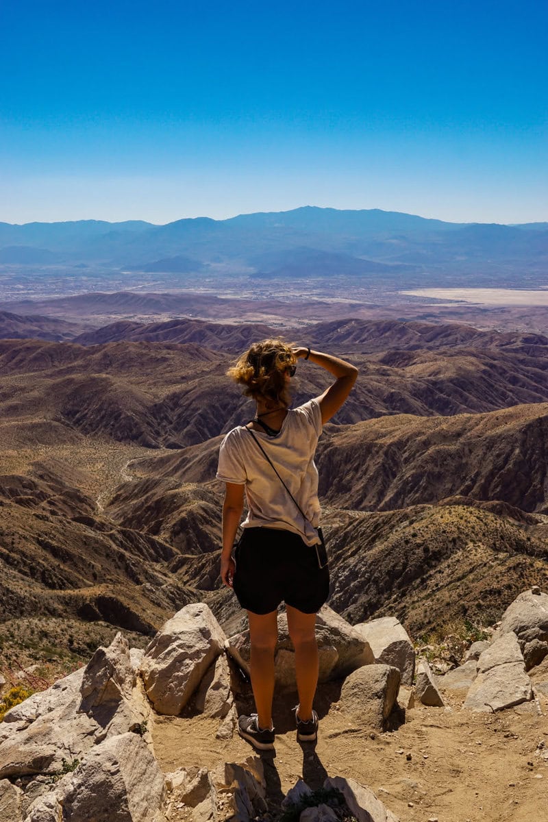 Keys View im Joshua Tree Nationalpark auf 3 Wochen USA Mietwagen Rundreise