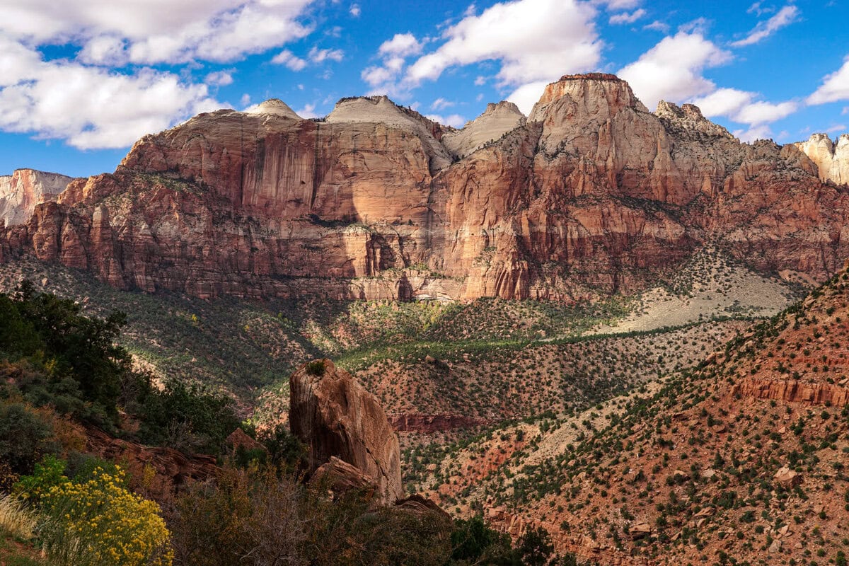 Zion Nationalpark Panorama auf USA Rundreise
