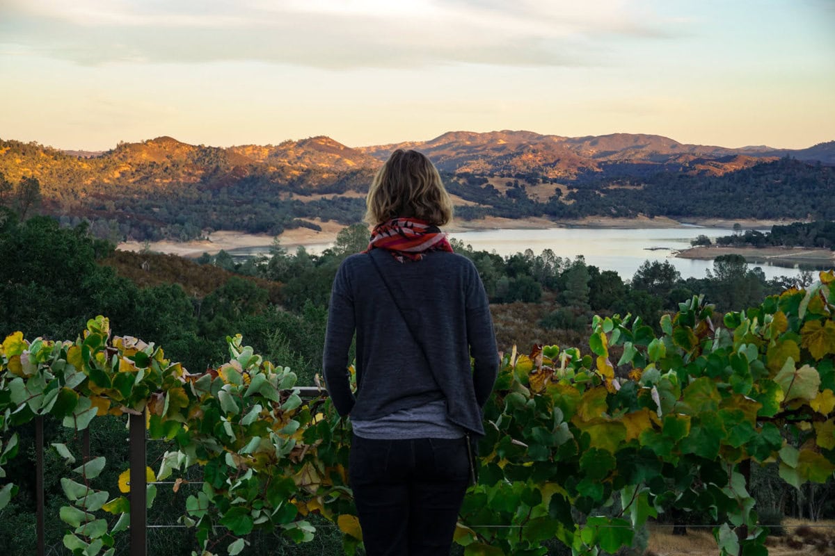 Besuch auf einem Weingut am Lake Nacimiento in Kalifornien