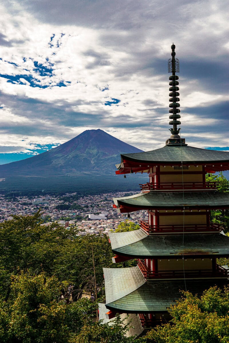 Beste Sicht auf den Mount Fuji: 3 Orte & besten Monate!