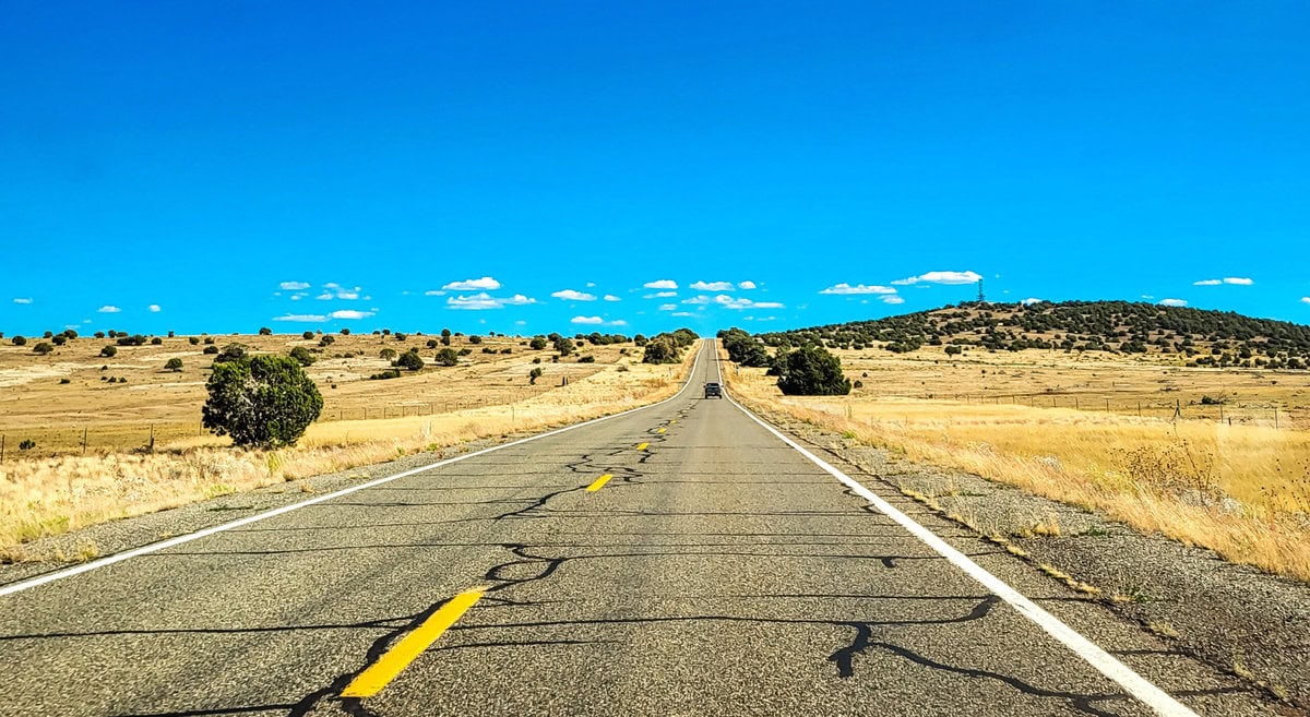 Abschnitt der Route 66 zwischen Kingman und Seligman, Arizona