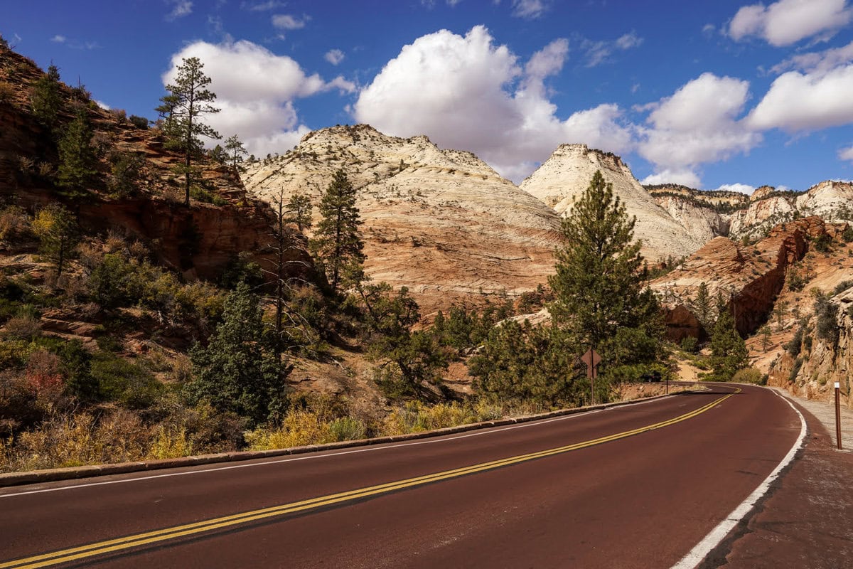 Zion Boulevard: Straße durch den Zion Nationalpark USA