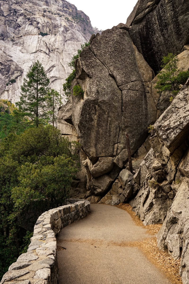 Mist Trail im Yosemite Nationalpark, einem der schönsten Nationalparks im Südwesten der USA