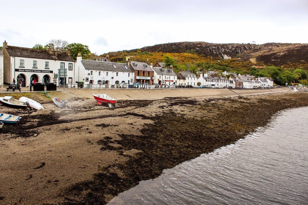 Ullapool in den Highlands von Schottland auf der NC500