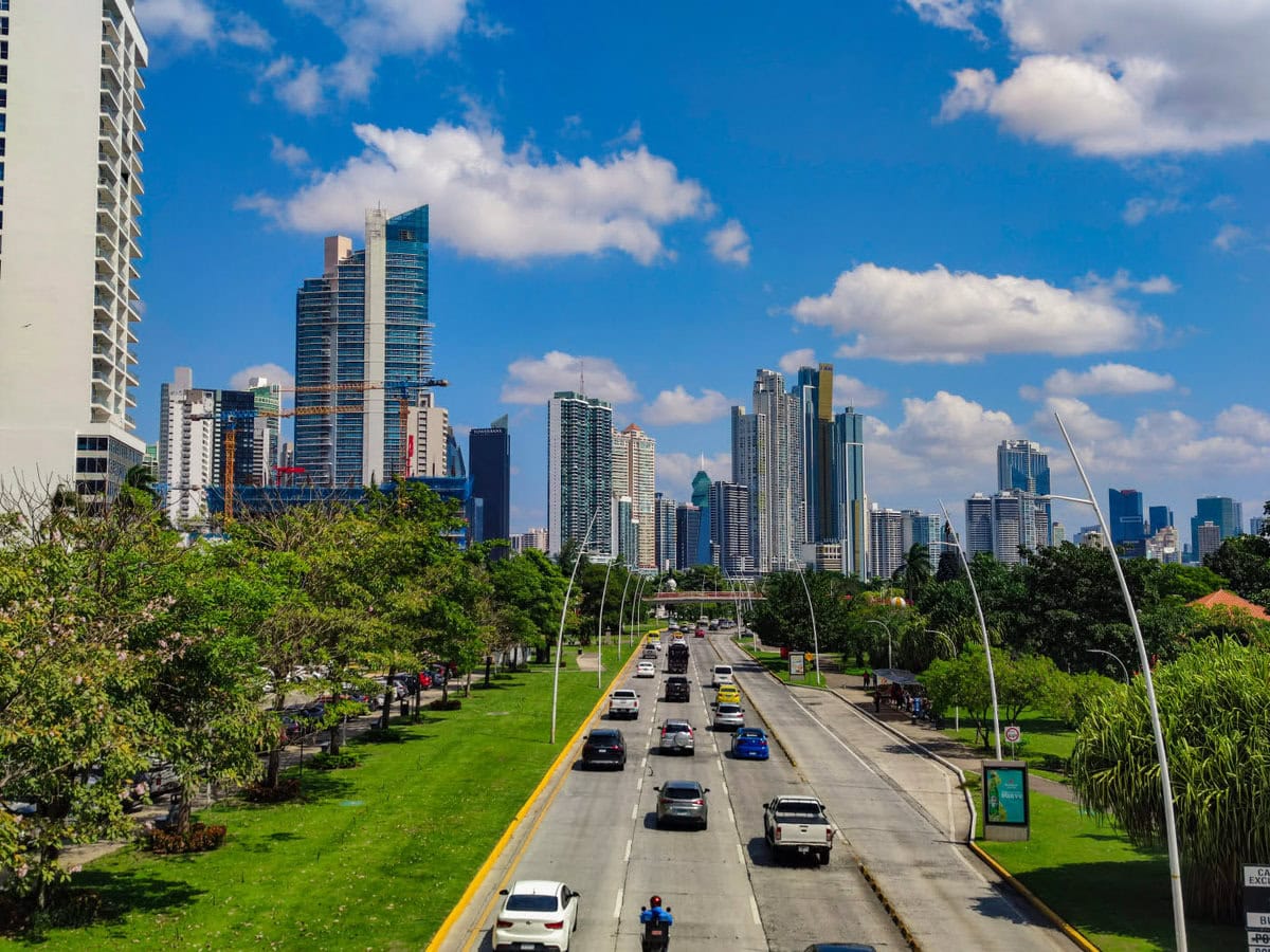 Fußgängerüberweg Cinta Costera Panama City