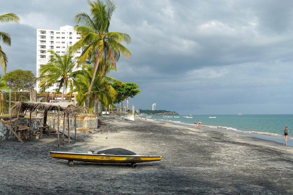 Strand von El Farallon in Panama