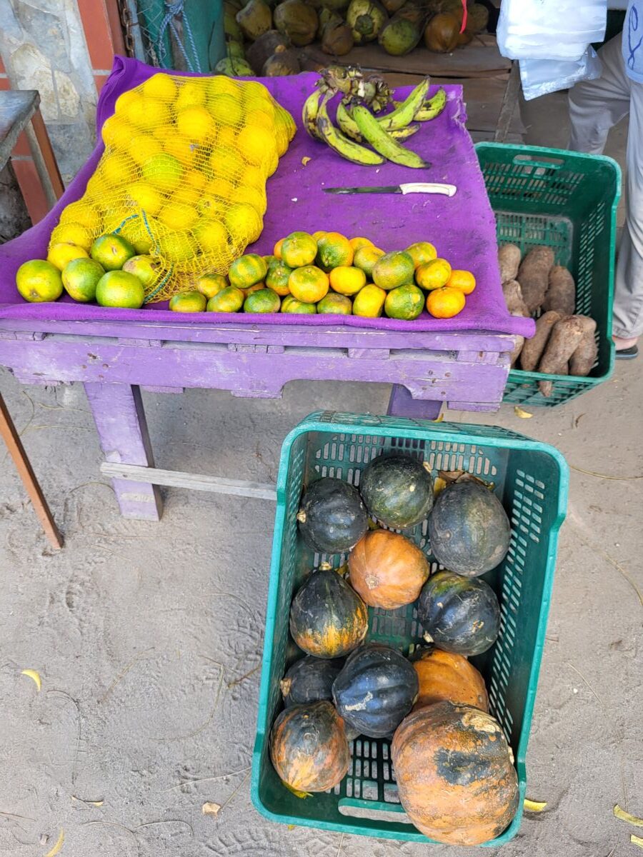 Obst und Gemüse Verkaufsstand in Playa Coronado