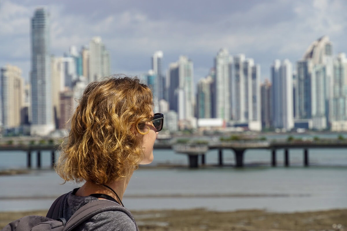 Aussicht auf die Skyline von Panama City