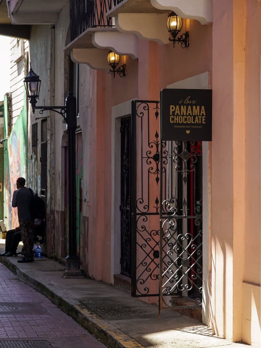 Panama Schokoladen Geschäft in der Altstadt