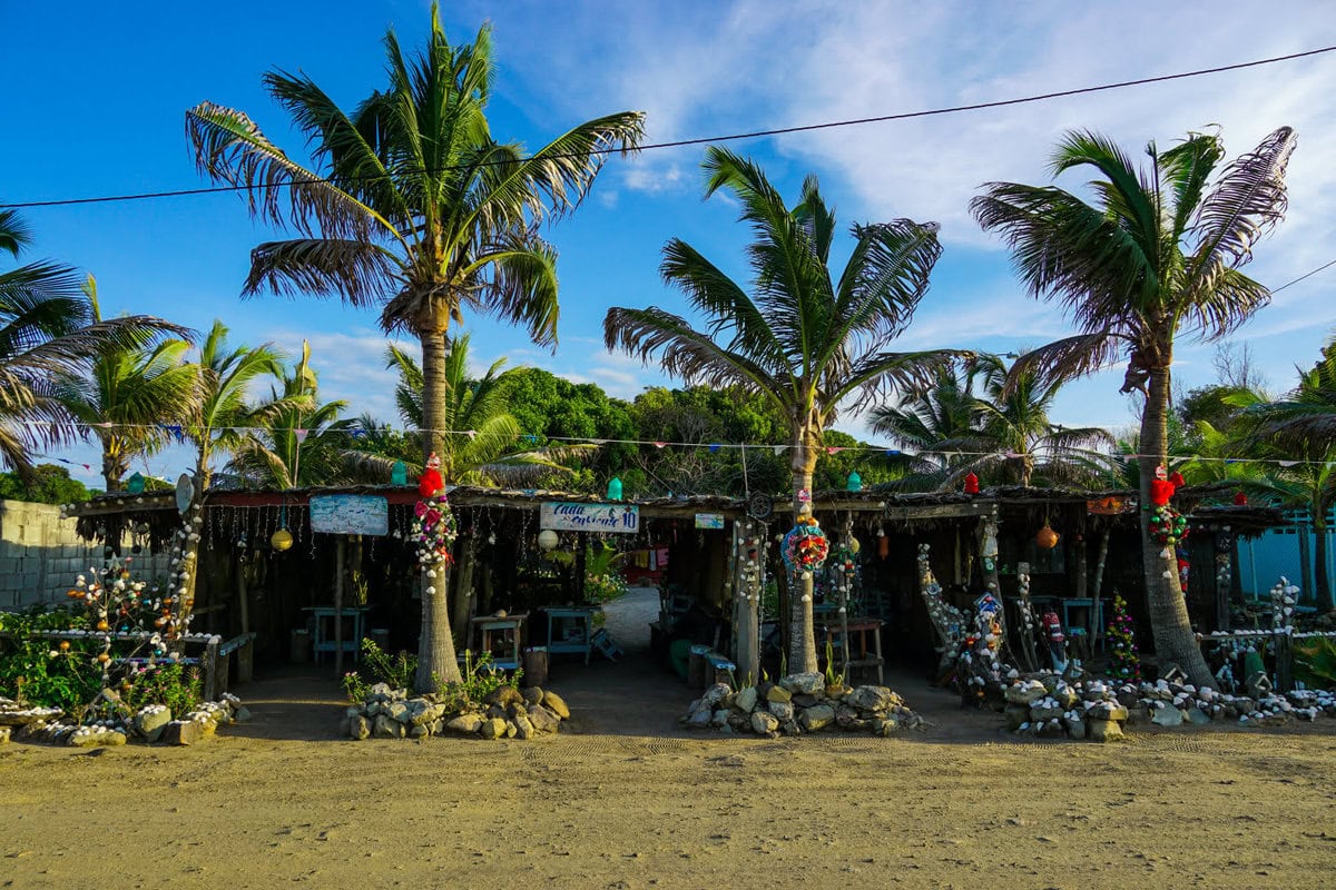 Bar am Strand in Punta Chame
