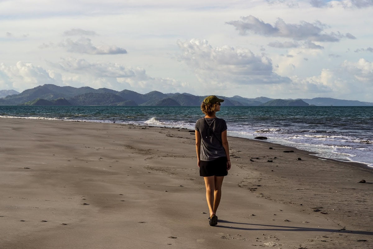Strand Spaziergang in Punta Chame, Panama - Unsere Erfahrungen in Punta Chame