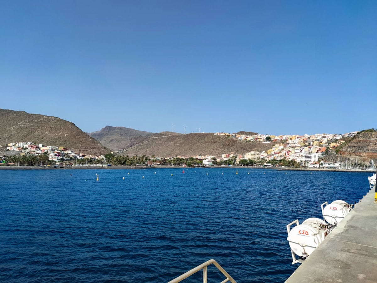 Anreise nach La Gomera mit der Fähre von Teneriffa Süd Los Cristianos nach San Sebastian