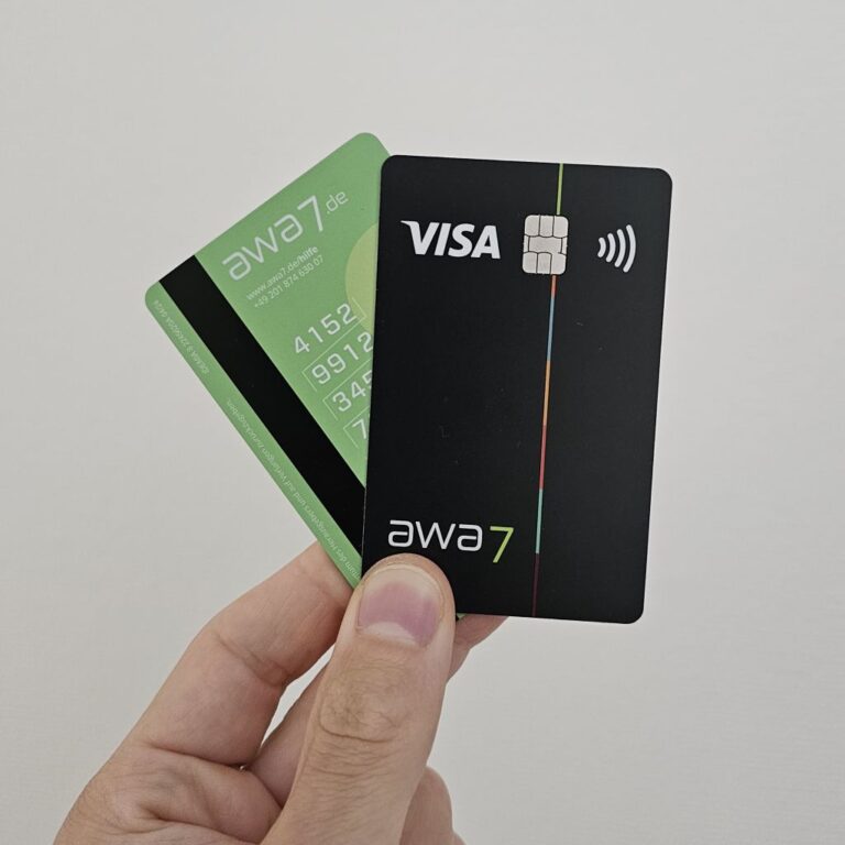 Test und Erfahrungen zur awa7 Visa Kreditkarte