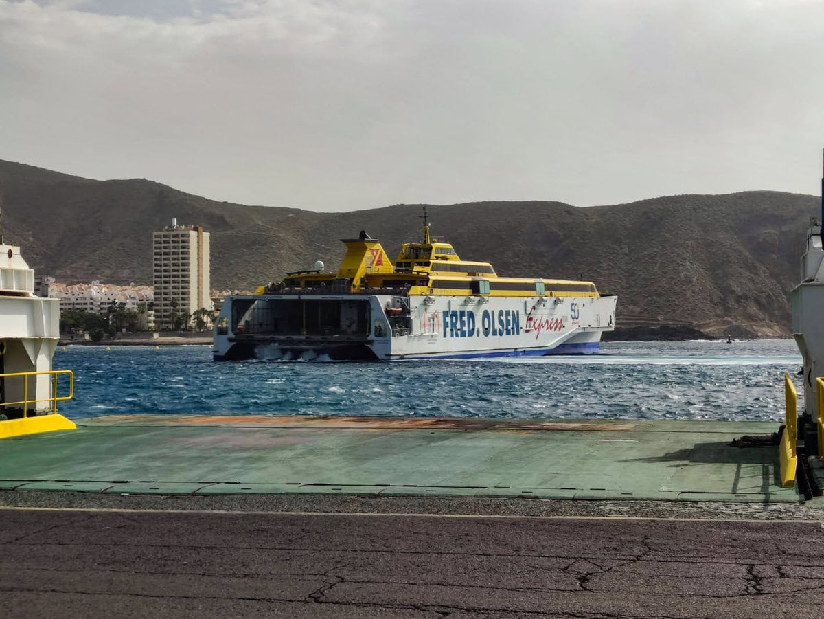 Fähre von Teneriffa Los Cristianos nach La Gomera San Sebastian