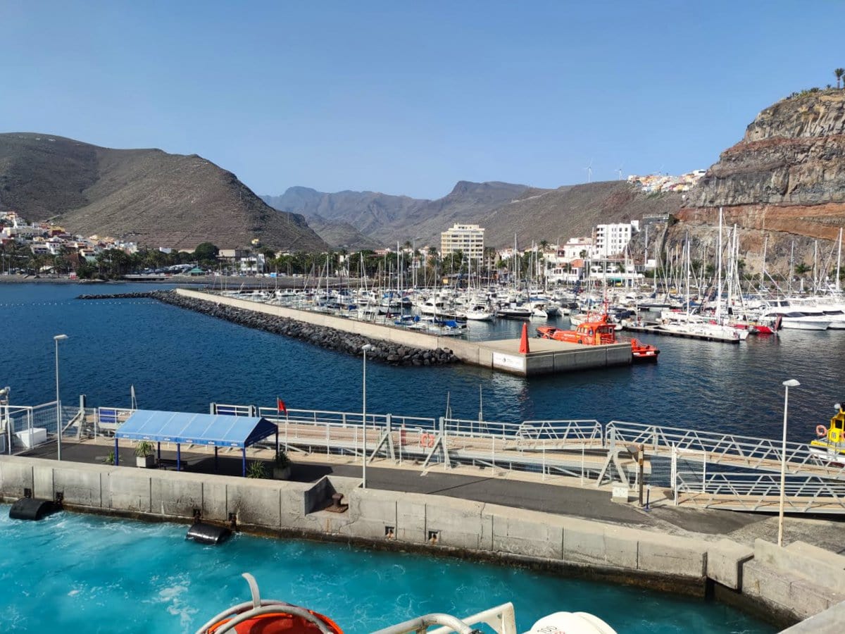 Hafen von San Sebastian auf La Gomera