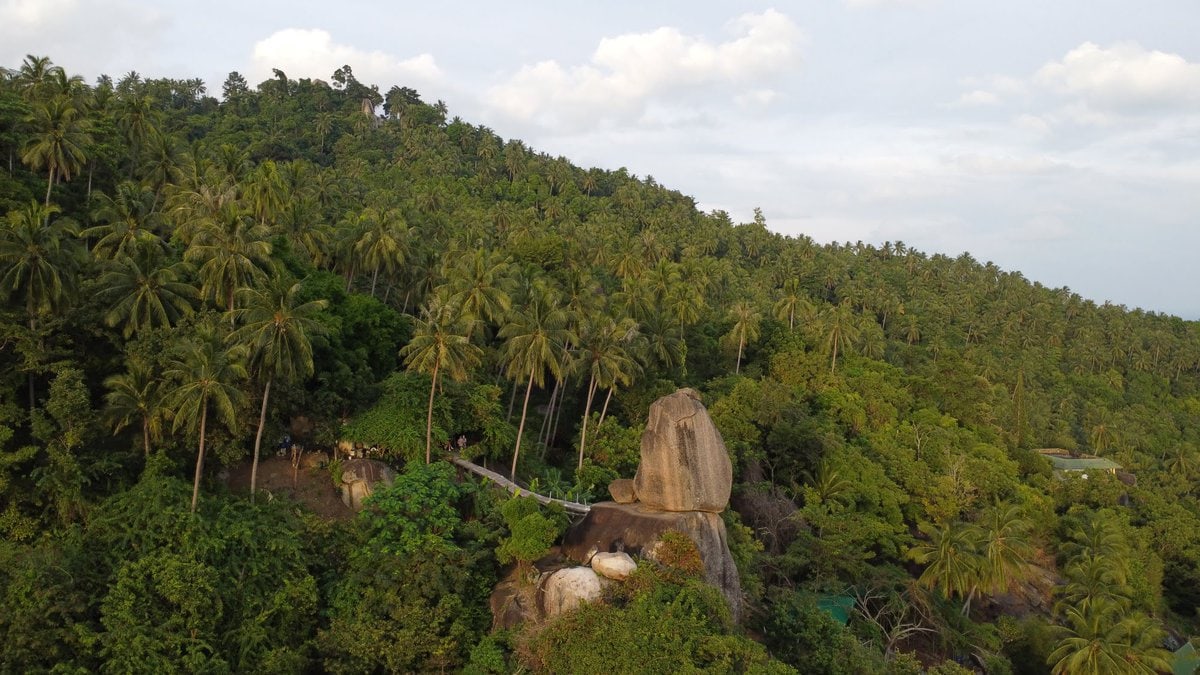 Drohne fliegen am Overlap Stone auf Koh Samui erlaubt